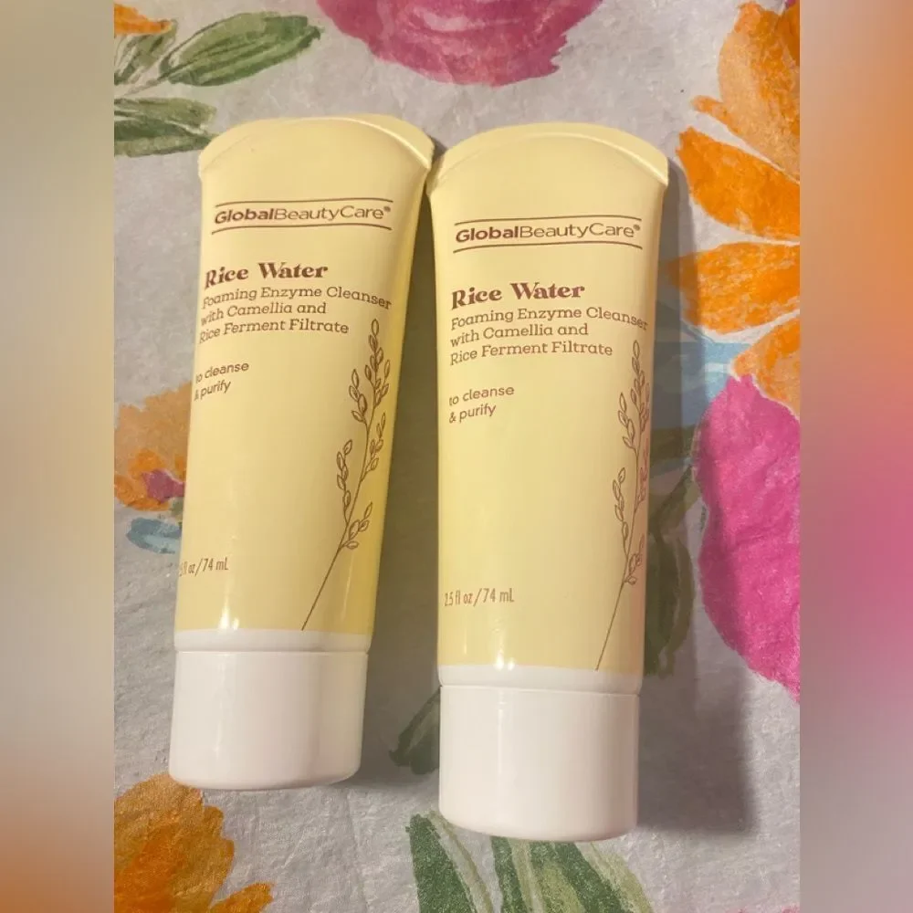 🛍️ Global beauty care Rice water Foaming Enzyme  Cleanser 2.5 FL OZ /74 mL 💥